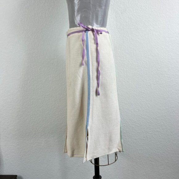 St John Spring 05 Pastel Ribbon Santana Knit Skirt - Picture 3 of 12